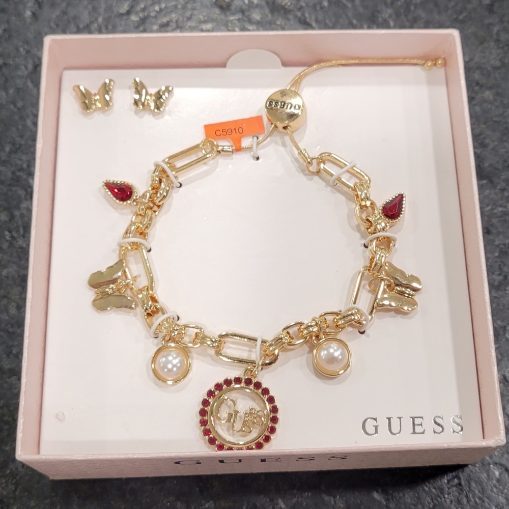 Guess Bracelet & Earrings